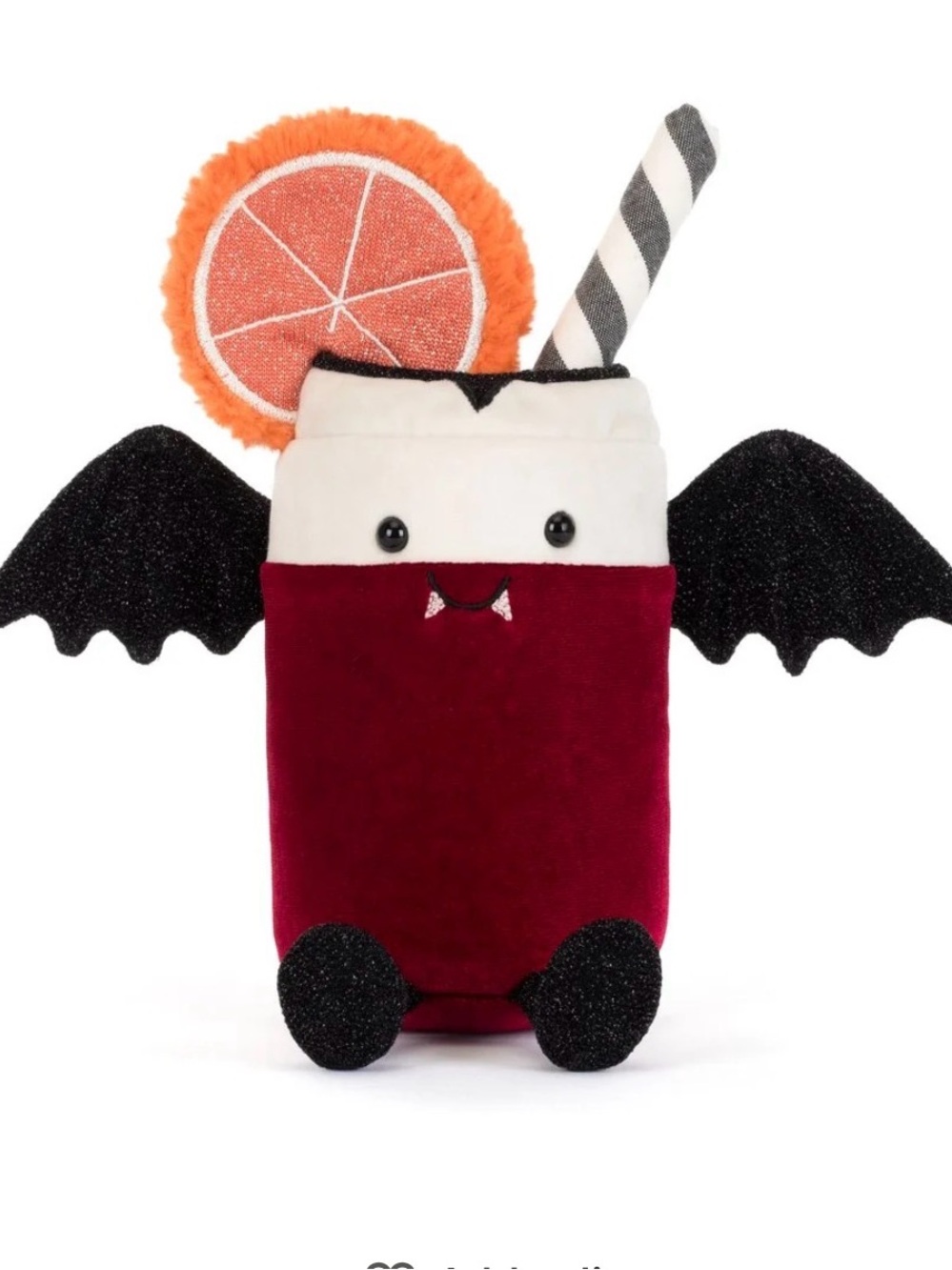 Jellycat Vampop Amuseables Burgundy, Cream, Orange and Black